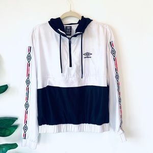 UMBRO NWOT Pullover Jacket Hooded Windbreaker